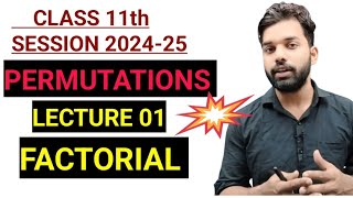 CLASS 11th Maths  PERMUTATIONS  LEC 01  FACTORIAL ViralClasssahil [upl. by Sedgewake]