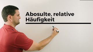 Absolute und relative Häufigkeit Statistik  Mathe by Daniel Jung [upl. by Reimer]