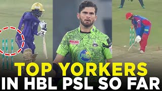 PSL 9  Top Yorkers in HBL PSL 9 so Far  M1Z2A [upl. by Gollin237]