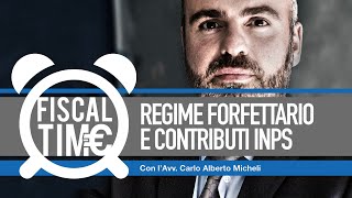 Regime Forfettario e Contributi Inps  Riduzione e Deduzione [upl. by Ytomit]