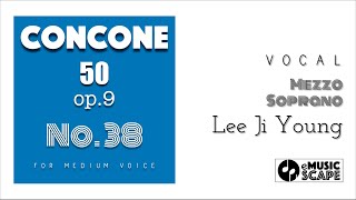 Concone 50 Op9 No38 Medium Voice with Vocal [upl. by Peregrine164]