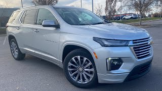 2022 Chevrolet Traverse Premier POV Test Drive amp Review [upl. by Ansela]