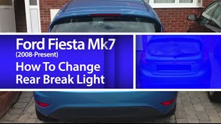 How To Remove The Brake Light Switch On Ford Fiesta [upl. by Anon]