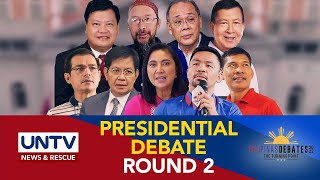 Presidential Debate Round 2 Comelec PiliPinas Debates 2022  April 3 2022 [upl. by Tallia]