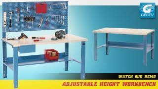 Workbench with Height Adjustable Legs [upl. by Halimaj461]