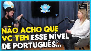 QUESTIONANDO O NÍVEL DE PORTUGUÊS DA GRINGA [upl. by Stace]