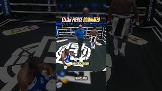 FIGHT HIGHLIGHTS Elijah Pierce DOMINATES Sanmartin 🥊🔥 superbantamweight boxing highlights [upl. by Elleinad]