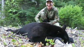 FatherSon Hunt for Giant Black Bear  Squirrel Pursuit Outdoors [upl. by Pinelli]