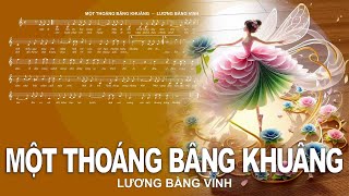 MỘT THOÁNG BÂNG KHUÂNG – LƯƠNG BẰNG VINH – Karaoke 169 – 02 [upl. by Akiehsal]