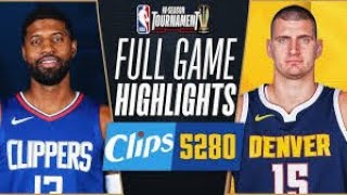 quotNuggets vs Clippers Game Highlights  Epic Plays amp Final Score Recapquot [upl. by Supmart]