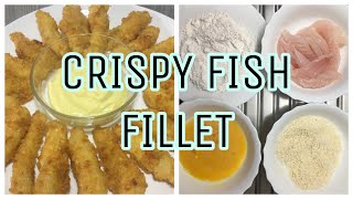 CRISPY FISH FILLET  COOKING WITH JAZ [upl. by Lottie]