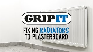 Fixing Radiators to Plasterboard The Easy Way  Gripit Blue [upl. by Jillie887]