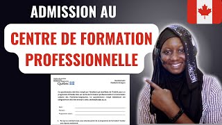 Demande dadmission en formation professionnelle au Canada en 2024 [upl. by Ytsirt30]