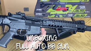 FULL AUTO BB RIFLE  DPMS SBR  Review [upl. by Artep]