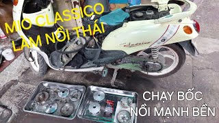 MIO CLASSICO LÀM NỒI CHẠY BỐC NỒI ÊM RU TIẾT KIỆM XĂNG BÁO GIÁ LÀM NỒI THÁI YAMAHA MIO mio mio115 [upl. by Natsud63]