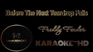 Before The Next Teardrop FallsSong by Freddy FenderKARAOKE [upl. by Senzer]