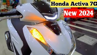 2024🔥Honda activa 7G launch date in India  features price update  new honda activa 7g [upl. by Ahseinat]