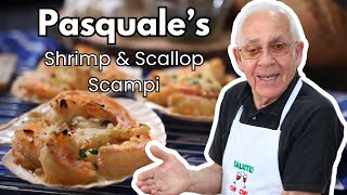 Shrimp and Scallop Scampi by Pasquale Sciarappa [upl. by Plante]