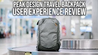 Peak Design Travel Backpack 45L User Experience Review [upl. by Uwton]