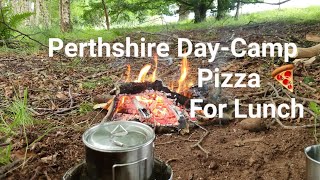 A DAY CAMP IN A PERTHSHIRE BIRCHWOOD WE WERE BEING WATCHED [upl. by Acnairb]