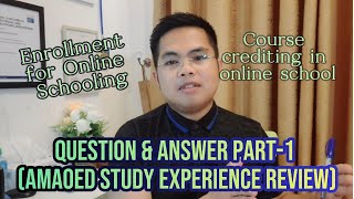 Question amp Answer Part1 AMAOed Study Review AMAOed amauniversity onlineeducation [upl. by Alodee679]