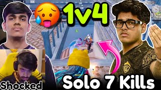 🇮🇳JONATHAN Quick 1v4 Admino Shocked 🤯 Solo 7 Kills 🔥🔥 [upl. by Meadows904]