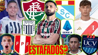 Ignacio deja Cristal x FLUMINENSE y Serna Quevedo a ALIANZA Nuevo PERUANO en ITALIA Cueva UCV [upl. by Ardnahcal]