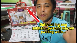 How to Make a Simple CALENDAR  KUYA DHODZ [upl. by Brufsky]