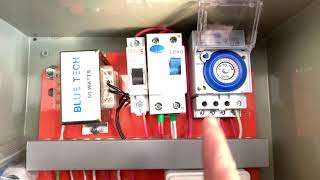 Como programar timer análogo BlueTech para piscina [upl. by Anelehs363]