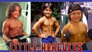 Kid Bodybuilder Richard Sandrak Little Hercules Stuntman WaterWorld Show Inside Edition [upl. by Anchie]