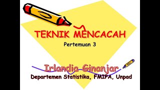 PTP 3 Teknik Mencacah [upl. by Adev]