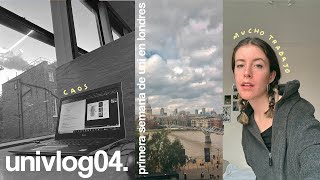 univlog04 primera semana de clases en londres  psicología UCL [upl. by Anaujd]