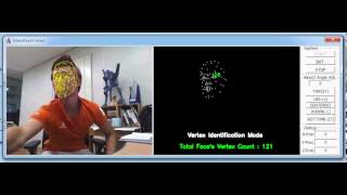 EyeTracking with Facetracklib using Kinect from Kinect SDK 17 [upl. by Eniwtna]