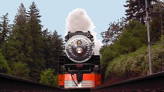 What It Looks Like To Get Hit By A Giant Steam Train As It Thunders Over the Camera at High Speed [upl. by Idnim]