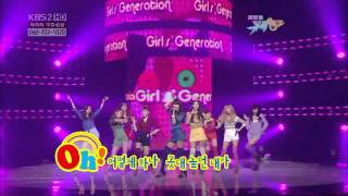 100205 SNSD  Oh  KBS2 Music Bank [upl. by Tigram419]