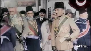 the Colorful Footage of the Ottoman Sultan Welcoming the German Emperor WW1 [upl. by Reis]