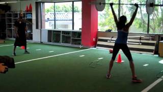 Allyson Felix Trains at Velocity Sports Performance [upl. by Eirot]