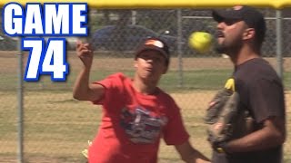 HILARIOUS THROW  OnSeason Softball Series  Game 74 [upl. by Aisena]