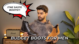 BEST BOOTS IN BUDGET FOR MEN 2022  CHELSEA BOOTS  BIKER BOOTS  CHUKA BOOTS AND MORE [upl. by Remark]