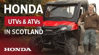 Honda Pioneer and ATVs in the Scottish Highlands [upl. by Atinele691]