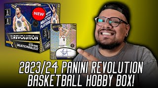 NEW RELEASE 202324 PANINI REVOLUTION BASKETBALL HOBBY BOX SWEET AUTO CHECKLIST [upl. by Herv]