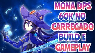 Mona DPS Build Armas Melhores Comps Demonstração Completa  GENSHIN IMPACT [upl. by Enelkcaj456]