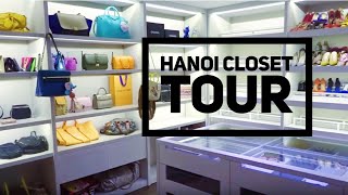 Hanoi Closets Tour Main Closet  Accessories Room  wenwen stokes [upl. by Aerdnael]