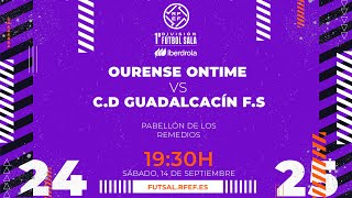 OURENSE ONTIME  GUADALCACÍN FSF  PRIMERA IBERDROLA FÚTBOL SALA  J2 [upl. by Nassir]