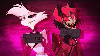 HEARTS AND ANTLERS  ALASTOR X ANGELDUST Hazbin Hotel Comic Dub [upl. by Pyotr]