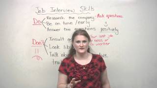 Job Interview Skills  DOs and DONTs [upl. by Hannon]