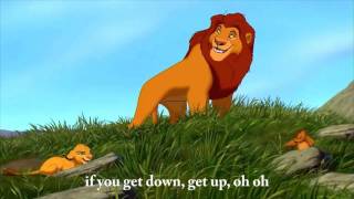 The Lion King  Waka Waka  ♫  Shakira  English lyrics on screen [upl. by Aicnatsnoc702]