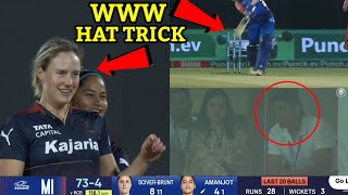 Watch MS Dhoni shocked when Ellyse Perry takes 6 wickets in RCB vs MI WPL Match 2024 [upl. by Jt]