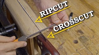 Reprofiling a Cross Cut Handsaw into a Rip Cut [upl. by Olgnaed]