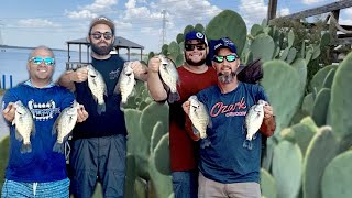 Crappie Fishing Lake Limestone in Texas [upl. by Audry915]